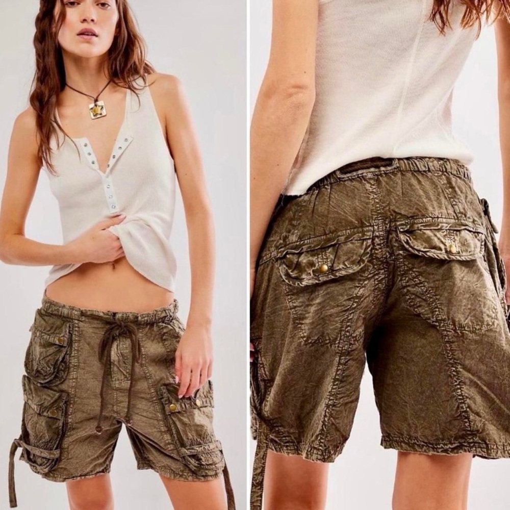 FP Charcoal Grey   Cargo Shorts